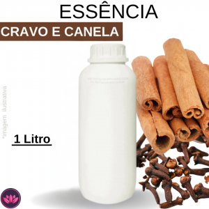 ESSÊNCIA CRAVO E CANELA 1 LITRO