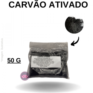 CARVÃO ATIVADO 50 GRS