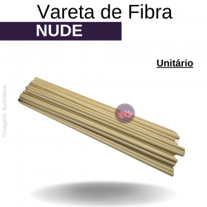 VARETA DE FIBRA 25CM  NUDE