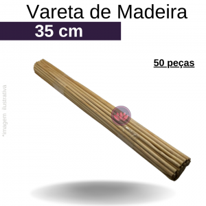 VARETAS 35 CM P/ AROMATIZADOR 50 PÇS