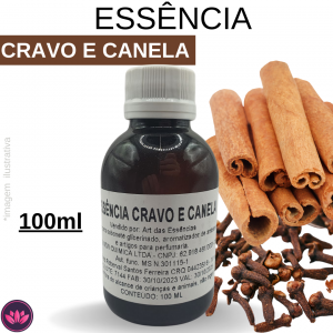 ESSÊNCIA CRAVO E CANELA 100 ML