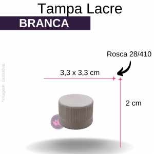 TAMPA LACRE B/28 BRANCA
