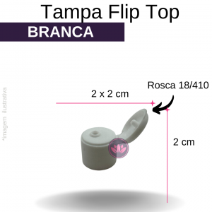 TAMPA FLIP TOP B/18/410 BRANCA