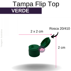 TAMPA FLIP TOP B/20/410 VERDE
