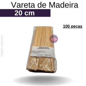 VARETAS 20 CM P/AROMATIZADOR 100 PÇS