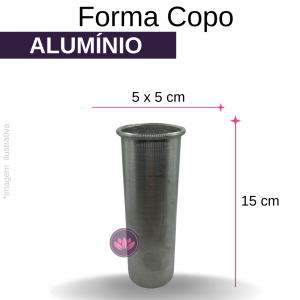 FORMA ALUMINIO COPO 5X15 (7 DIAS)