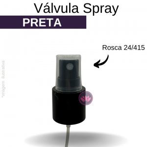 VALVULA B/24/415 SPRAY PRETA