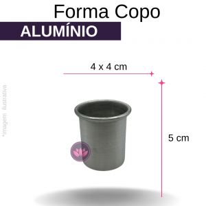 FORMA ALUMINIO COPO 4X5