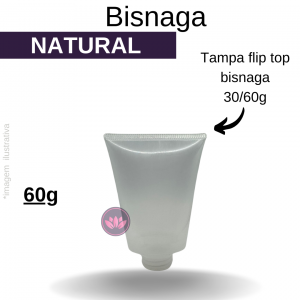 BISNAGA 60 ML SEM TAMPA