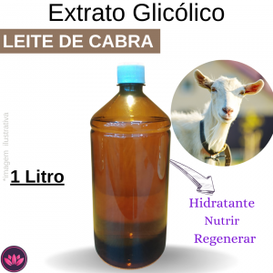 EXTRATO GLICÓLICO DE LEITE DE CABRA 1 LITRO