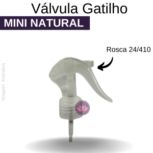 VALVULA MINI GATILHO 24/410 TRANSPARENTE