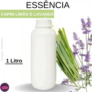 ESSÊNCIA CAPIM LIMÃO E LAVANDA 1 LITRO