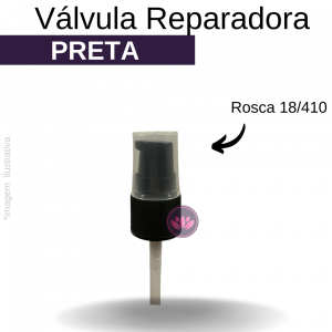 VALVULA REP. PONTAS B/18 PRETA