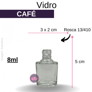 VIDRO CAFE LISO B/13 08 ML