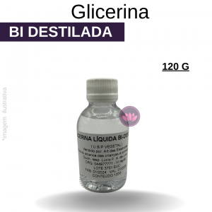 GLICERINA LIQUIDA BI DESTILADA 120 GRS USP