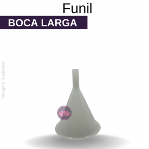 FUNIL PLASTICO BOCA LARGA