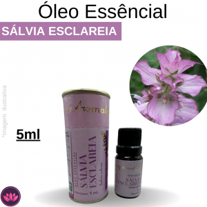 ÓLEO ESSENCIAL DE SÁLVIA ESCLAREIA 5 ML AROMALIFE