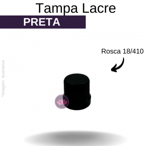 TAMPA LACRE B/18 PRETA