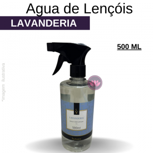 AGUA DE LENÇOIS  LAVANDERIA 500 ML VIA AROMA