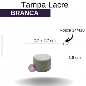 TAMPA LACRE B/24 BRANCA