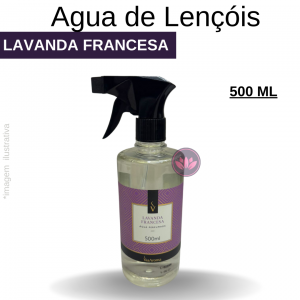 AGUA DE LENÇÓIS LAVANDA FRANCESA 500 ML VIA AROMA