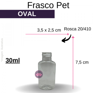 FRASCO PET 30 ML B/20/410 OVAL