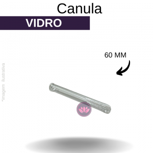 CANULA DE VIDRO 60MM