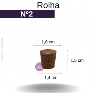 ROLHA N 2 18X14X15 (PEN 10ML GORDINHA)