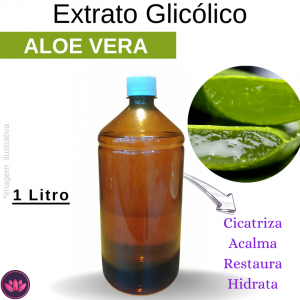 EXTRATO GLICÓLICO DE ALOE VERA 1 LITRO