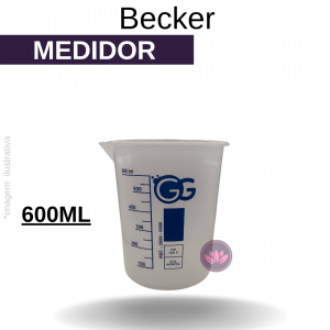 BECKER PLÁSTICO AZUL 600 ML (NALGON)