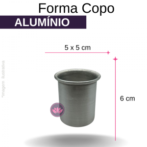 FORMA ALUMINIO COPO 5X6