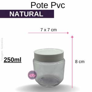POTE PVC 250 GRS CRISTAL