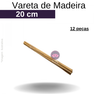 VARETAS 20 CM P/AROMATIZADOR 12 PÇS