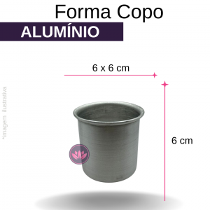 FORMA ALUMINIO COPO 6X6