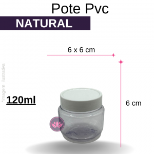 POTE PVC 120 GRS CRISTAL