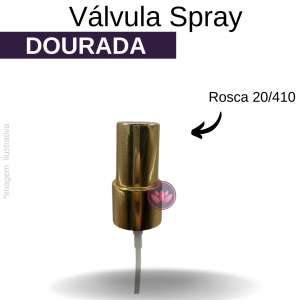 VALVULA B/20/415 SPRAY DOURADA