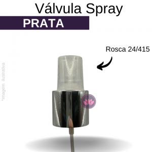 VALVULA B/24/415 SPRAY PRATA/TRANSP
