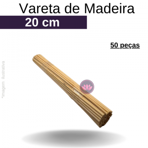 VARETAS 20 CM P/AROMATIZADOR 50 PÇS