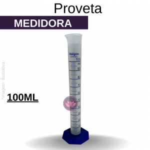 PROVETA PLÁSTICO AZUL 100 ML