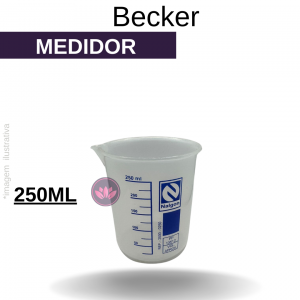 BECKER PLÁSTICO AZUL 250 ML (NALGON)