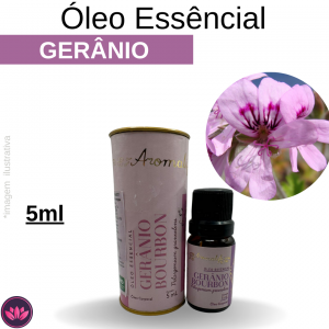 ÓLEO ESSENCIAL DE GERANIO BOURBON 5 ML AROMALIFE