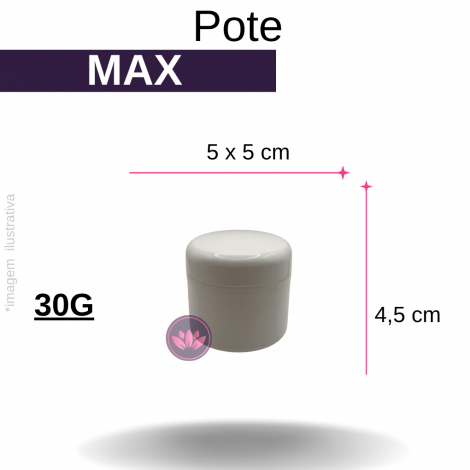 POTE MAX 30 GRS BRANCO