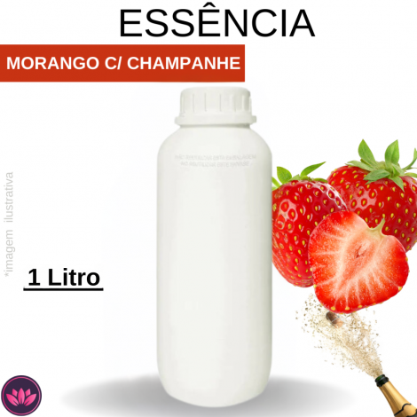 ESSÊNCIA MORANGO C/ CHAMPAGNE 1 LITRO
