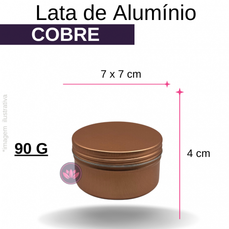 LATA ALUMINIO COBRE 90G