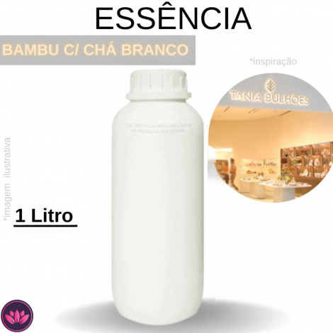 ESSÊNCIA BAMBU C/ CHA BRANCO 1 LITRO