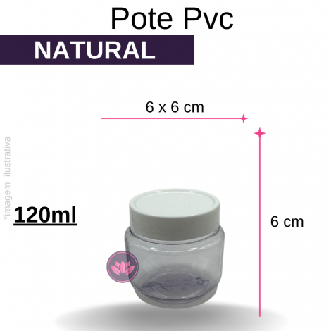 POTE PVC 120 GRS CRISTAL