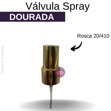 VALVULA B/20/415 SPRAY DOURADA