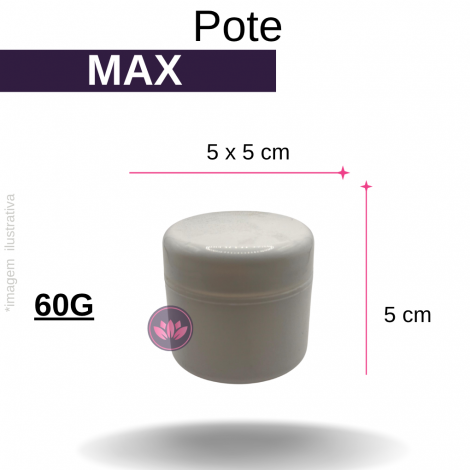 POTE MAX 60 GRS BRANCO