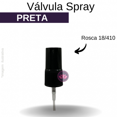 VALVULA B/18/410 SPRAY PRETA