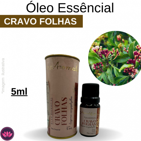 ÓLEO ESSENCIAL DE CRAVO FOLHAS 5 ML AROMALIFE